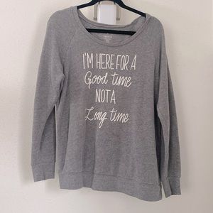 Gray Torrid sweater